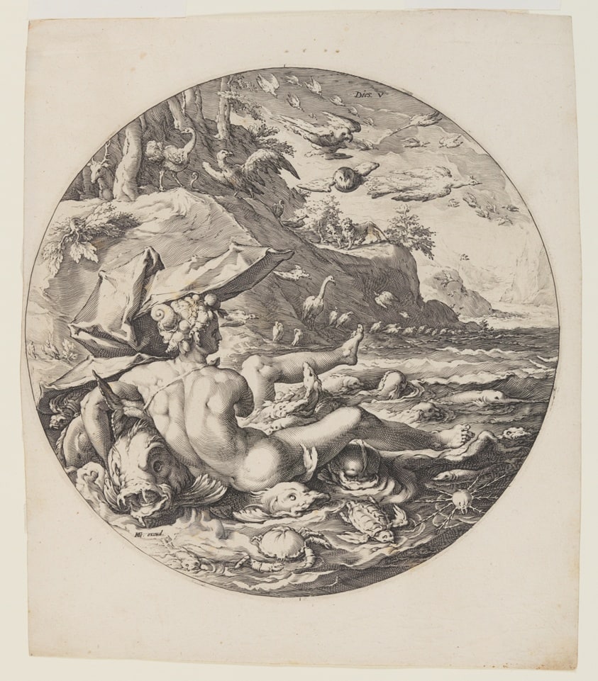 The Fifth Day, plate 6, from Creation of the World