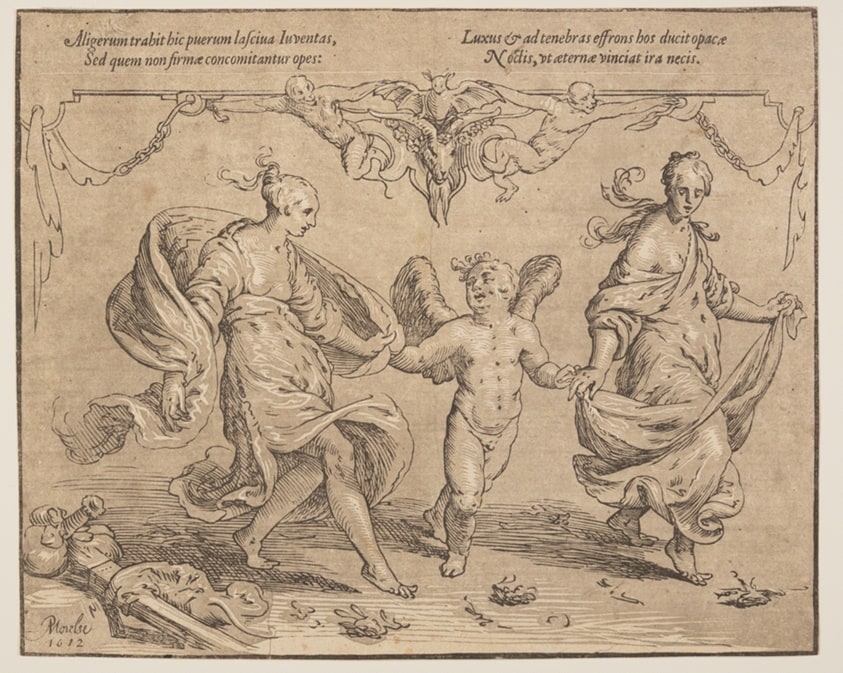 Cupid with Youth and Luxury