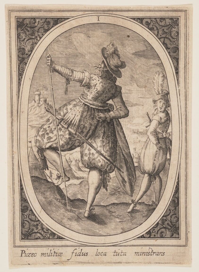 Plate 1 from Military Figures