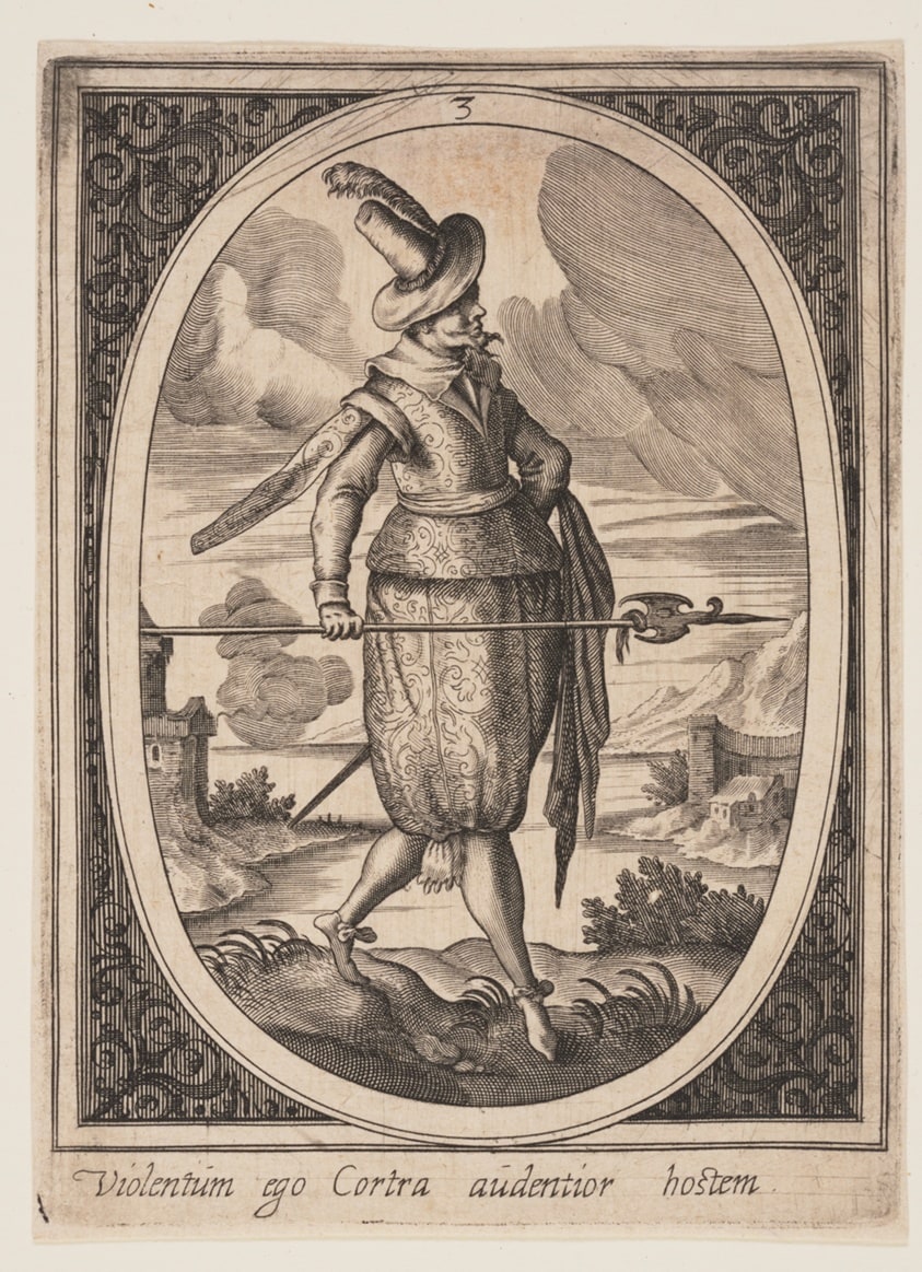 Plate 3 from Military Figures