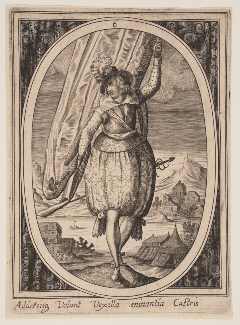 Plate 6 from Military Figures