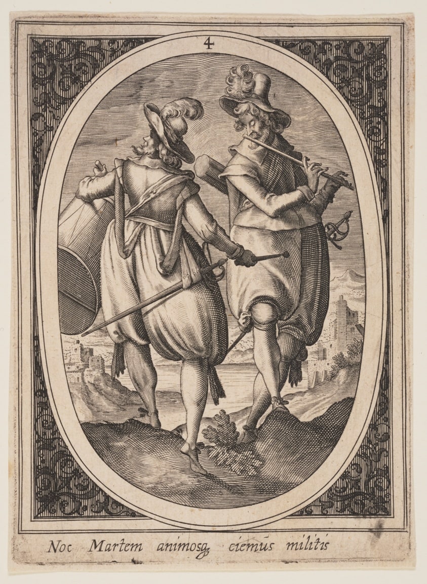 Plate 4 from Military Figures