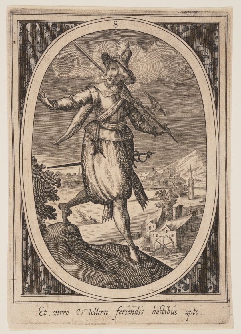 Plate 8 from Military Figures