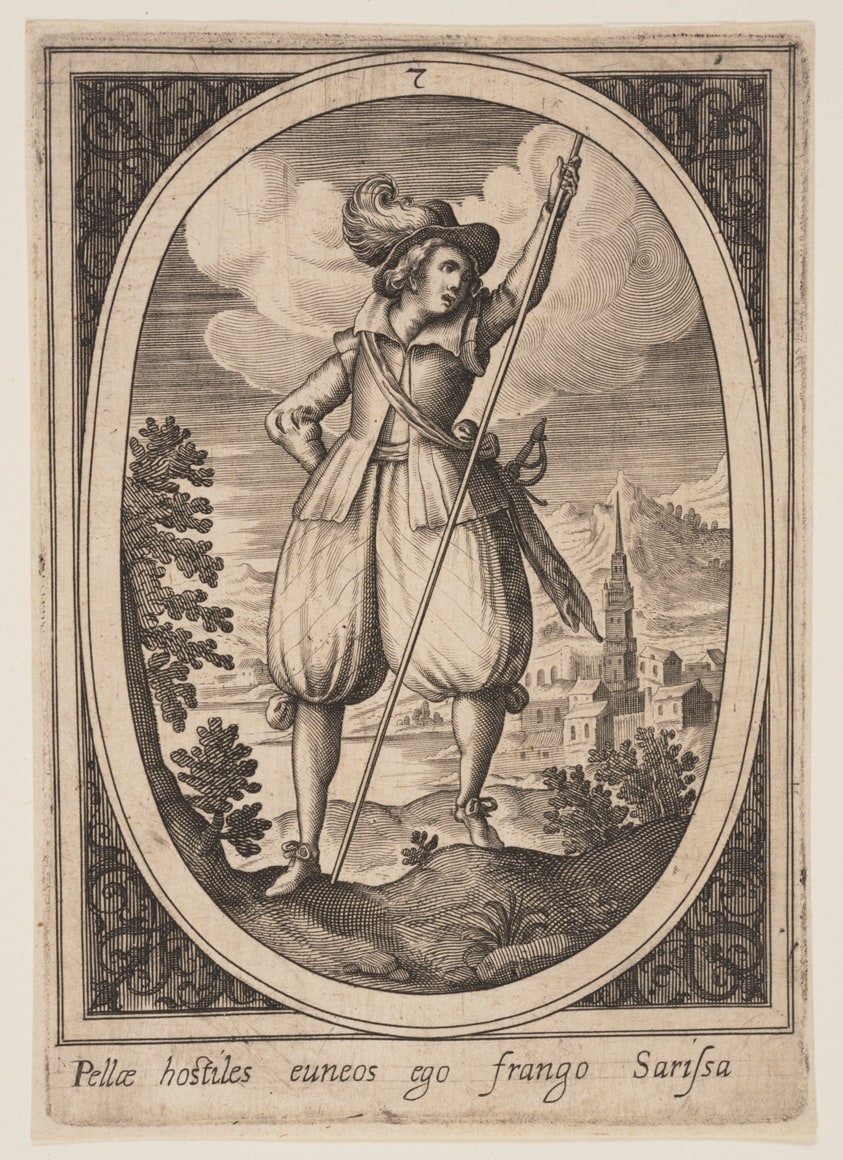 Plate 7 from Military Figures
