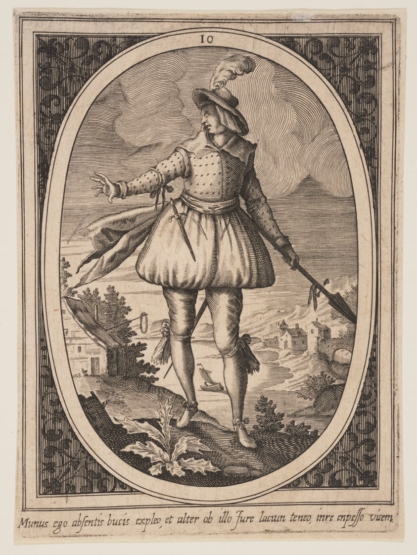 Plate 10 from Military Figures