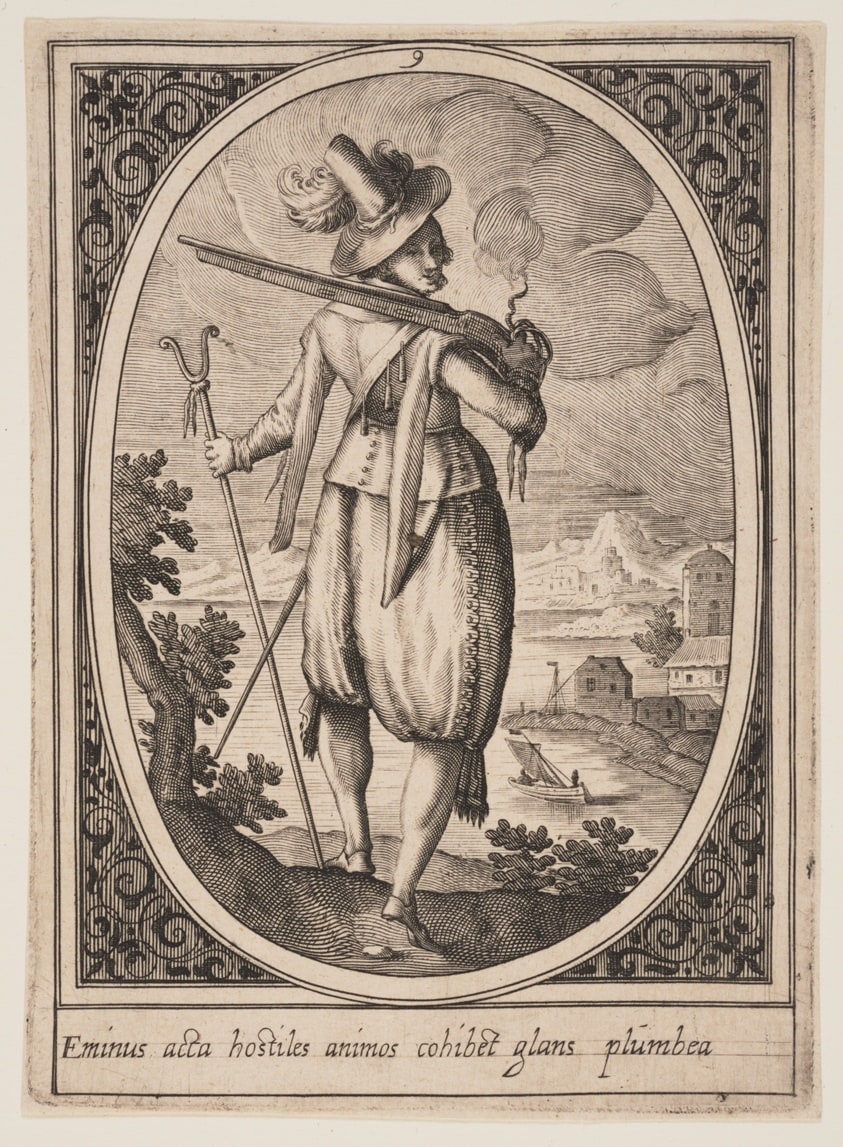 Plate 9 from Military Figures