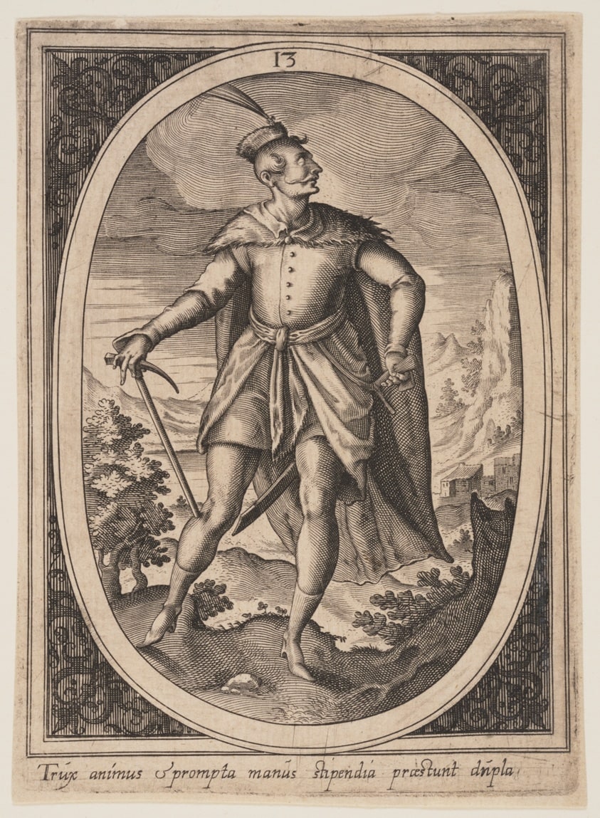 Plate 13 from Military Figures
