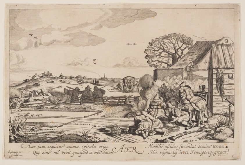 Air (with a view of Haarlem), from The Four Elements