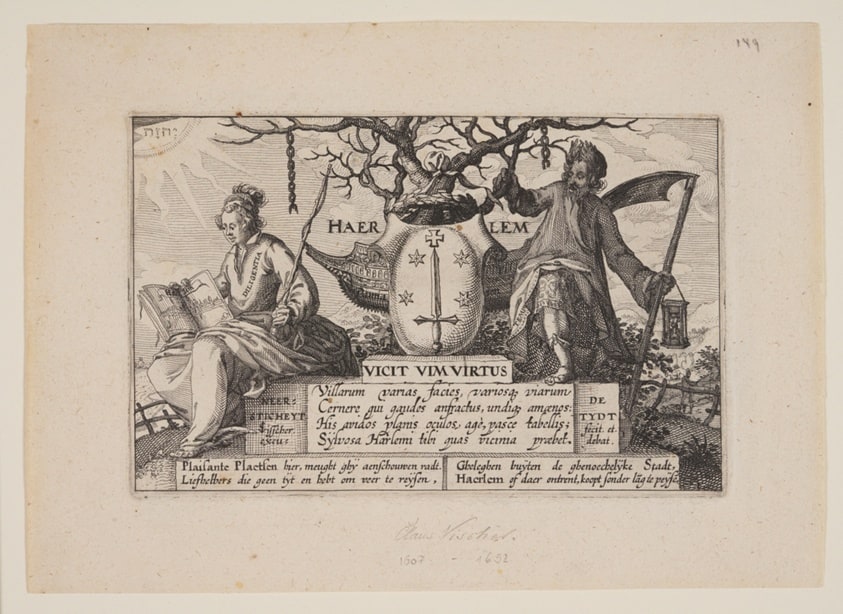 Title, from Views in the Surroundings of Haarlem (Plaisante Plaetsen)