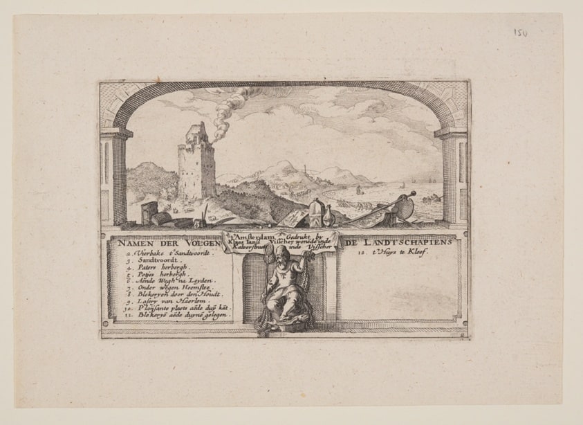 Beacon at Zandvoort, from Views in the Surroundings of Haarlem (Plaisante Plaetsen)