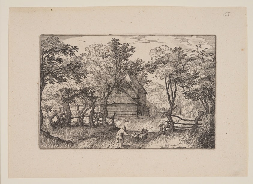 The Road Toward Heemstede, from Views in the Surroundings of Haarlem (Plaisante Plaetsen)