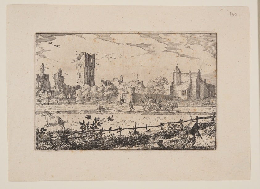 Het Huis te Cleef, near Haarlem, from Views in the Surroundings of Haarlem (Plaisante Plaetsen)