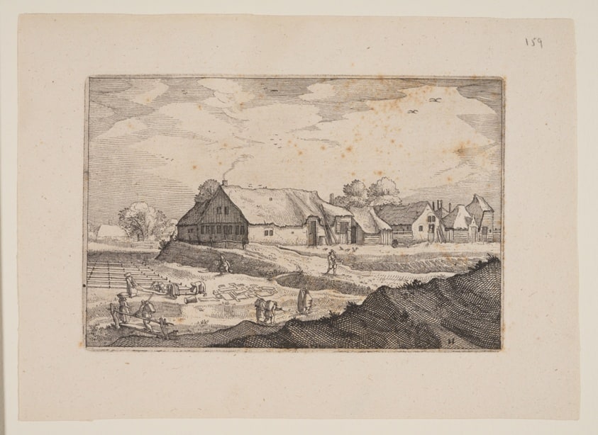 Farms and Bleaching-Fields, from Views in the Surroundings of Haarlem (Plaisante Plaetsen)