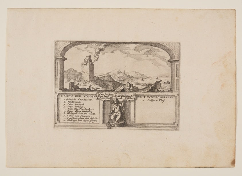 Beacon at Zandvoort, from Views in the Surroundings of Haarlem (Plaisante Plaetsen)