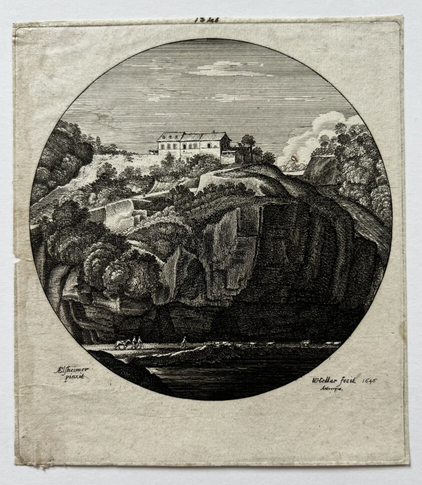 Landscape with a House on Cliffs
