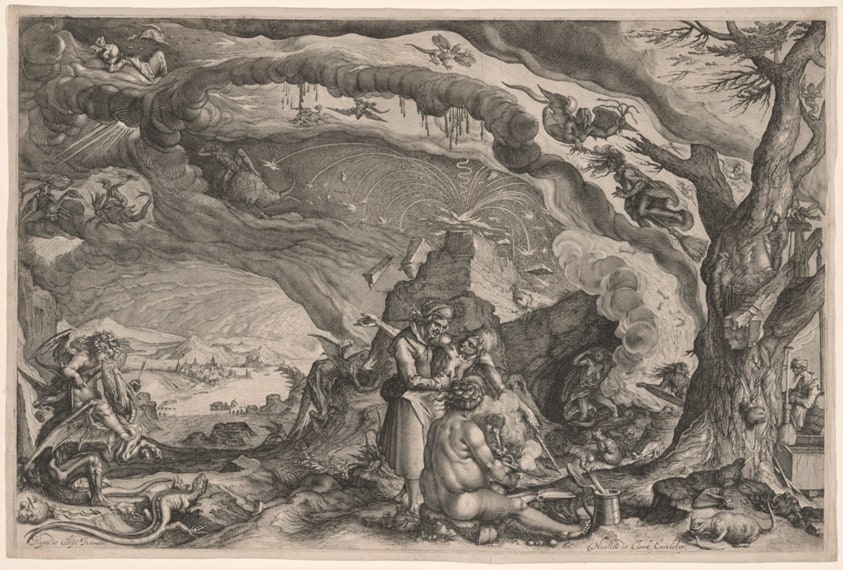 Witches Preparing for Sabbath