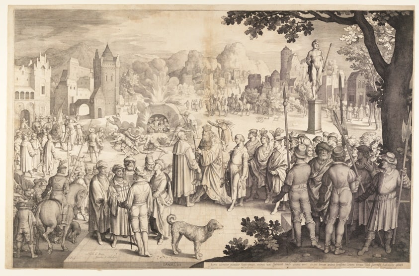 Shadrach, Meshach, and Abednego in the Burning Stove