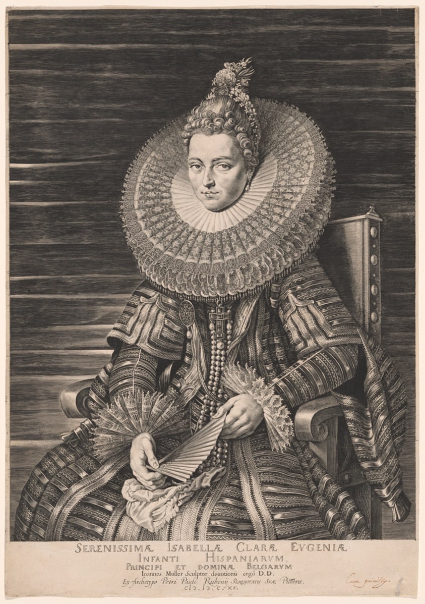 Portrait of Archduchess Isabella Clara Eugenia, Infanta of Spain