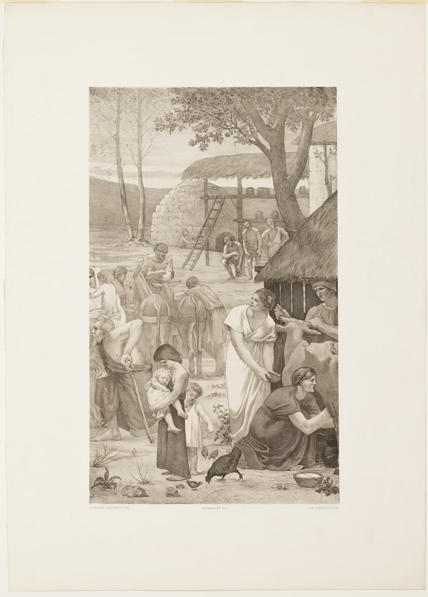 Pastoral Life of Saint Geneviève (right panel)