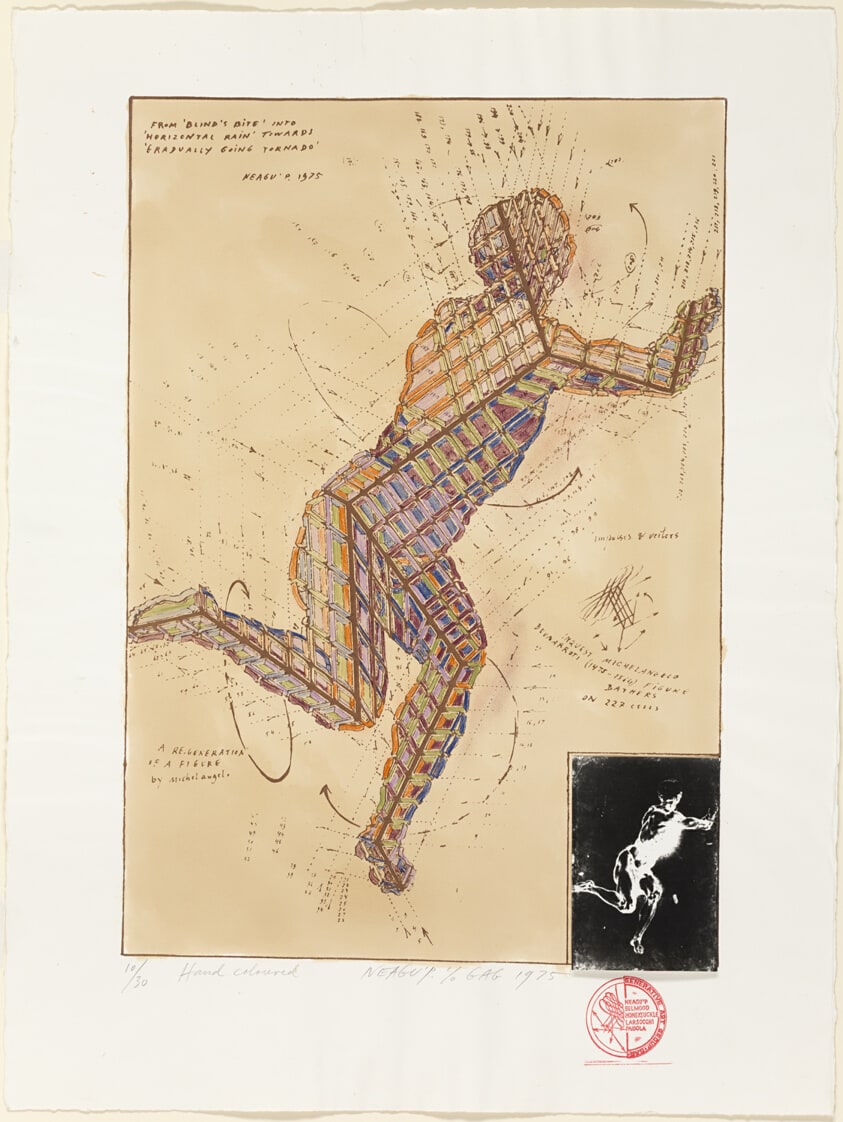 Regeneration of a Figure by Michelangelo