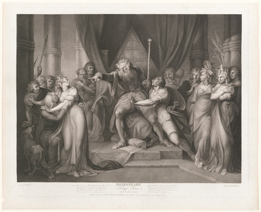 Lear Casting out his Daughter Cordelia