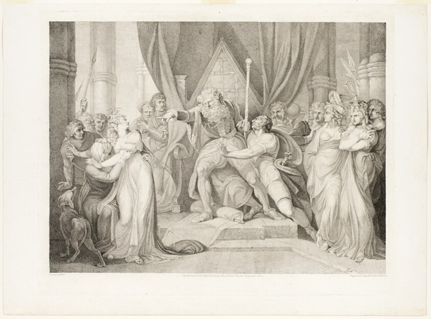 Lear Casting out his Daughter Cordelia
