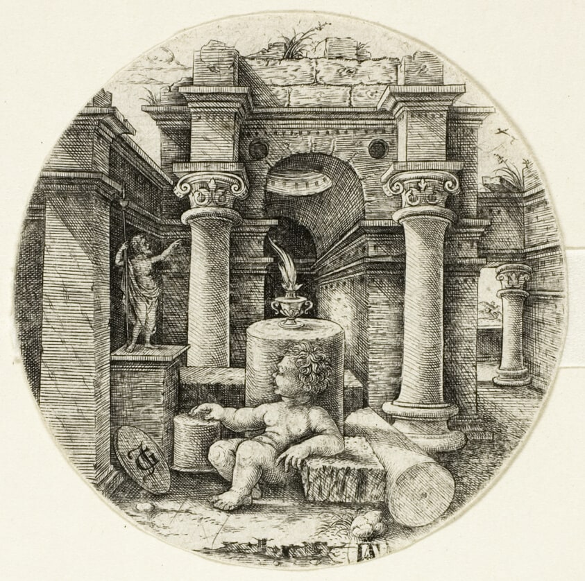 Nude Child Seated