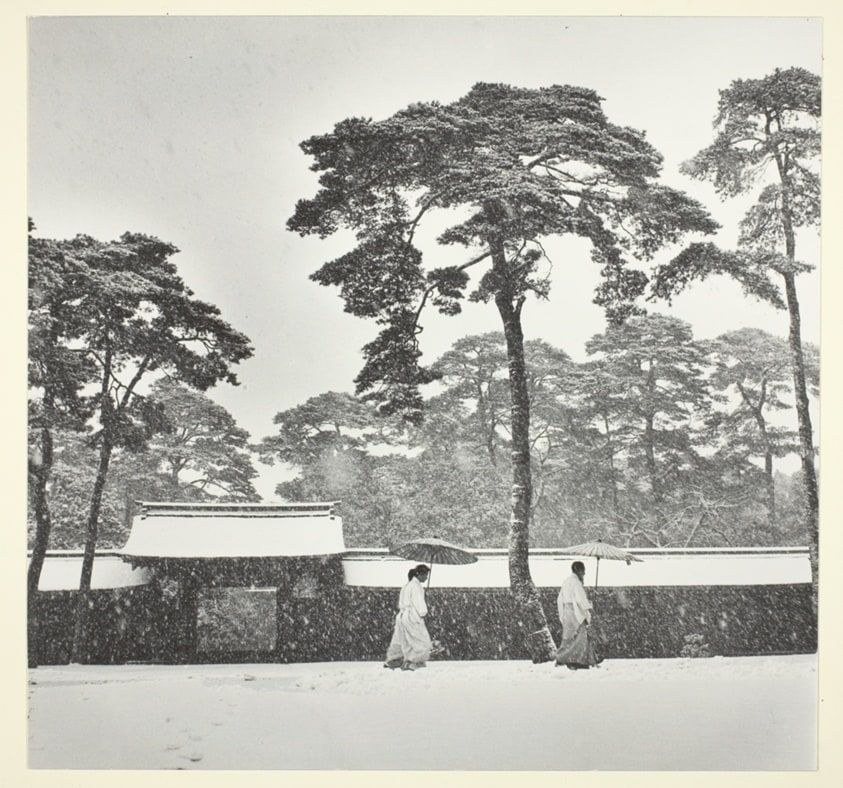 Shinto Priests in Snow