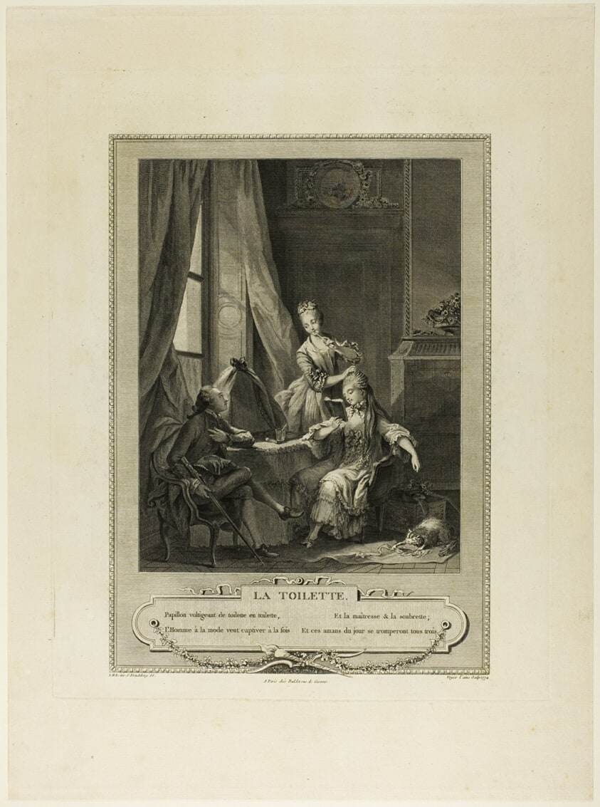 La Toilette (The Toilette, from Monument du Costume Physique et Moral de la fin du Dix-huitième siècle)
