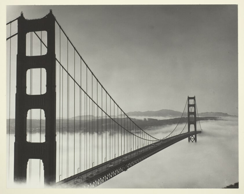 Fog under Golden Gate Bridge, San Francisco