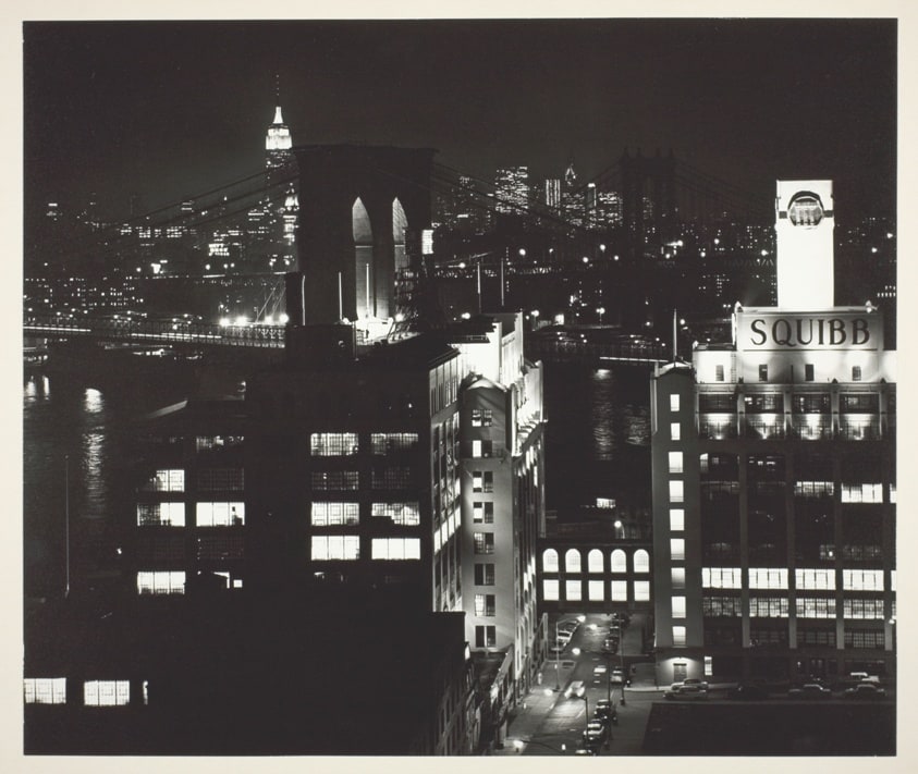 View from Brooklyn, Brooklyn Bridge, Empire State, Radio City, etc.