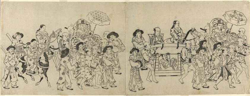 Arrival of the Korean Embassy in Edo