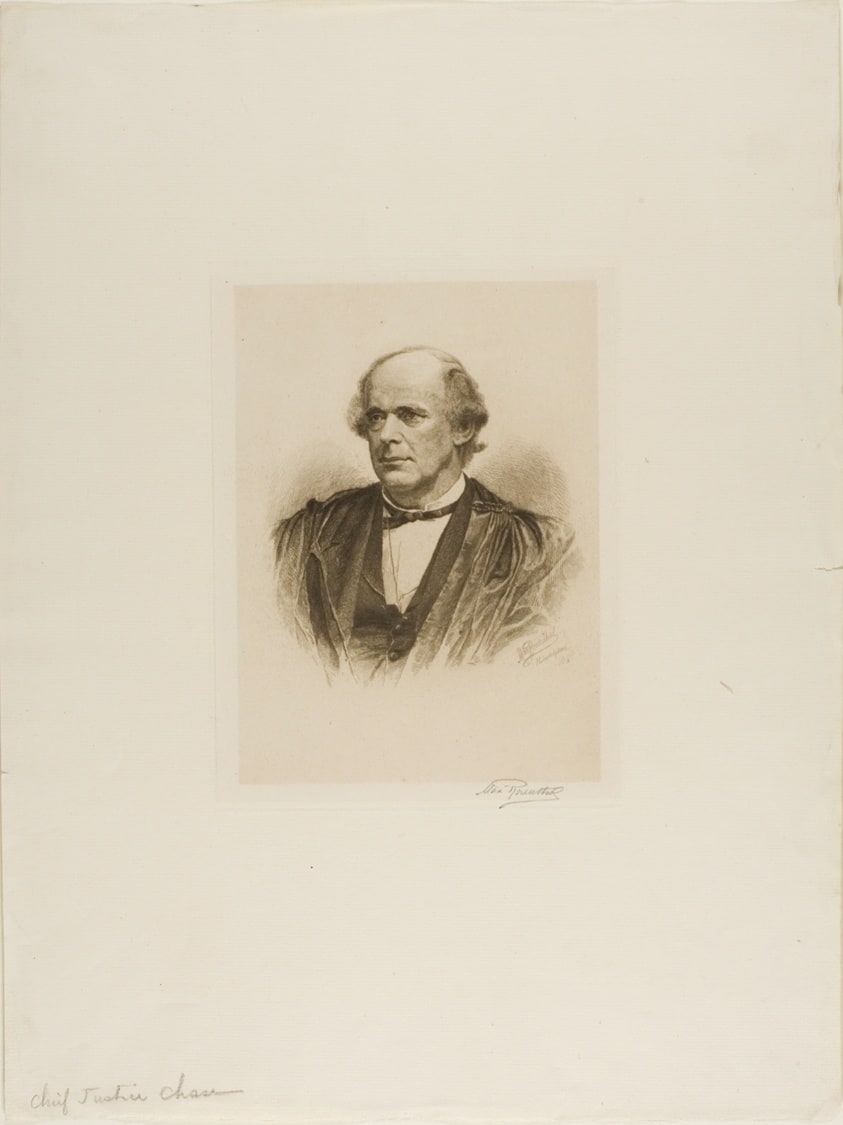 Portrait of Chief Justice Chase