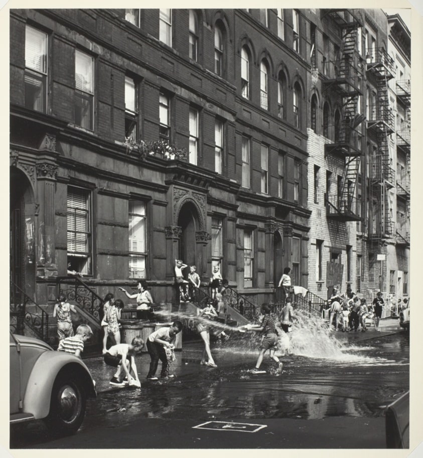 East Side, Children Playing in the Street-Summer Heat