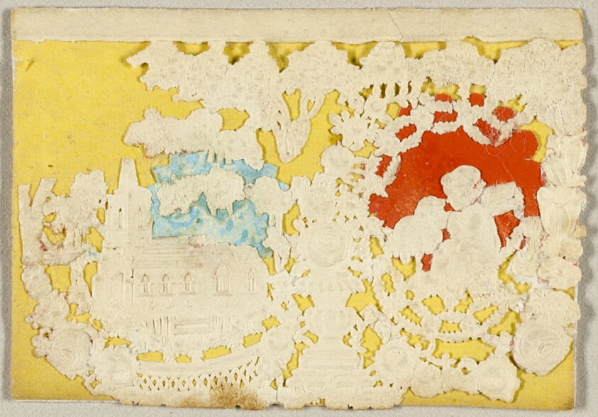Untitled Valentine (Church and Cupid)
