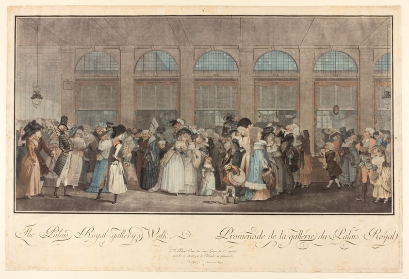 Promenade de la gallerie du Palais Royal (The Palais Royal-gallery Walk)
