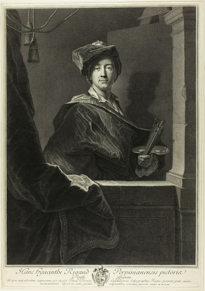 Portrait of Hyacinthe Rigaud