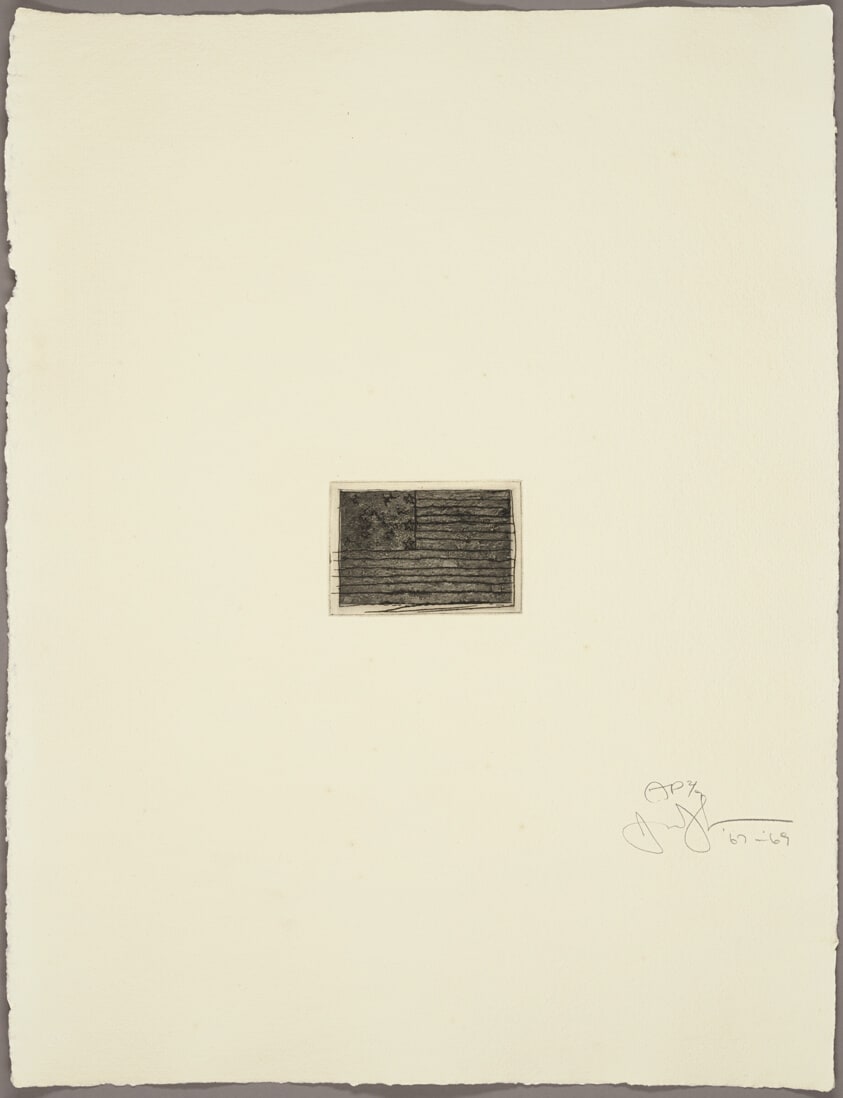 Flag, from 1st Etchings, 2nd State