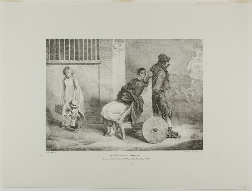 A Paraleytic Woman, plate 9 from Various Subjects Drawn from Life and on Stone (The English Suite)