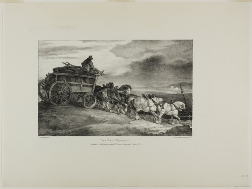 The Coal Wagon, plate 7 from Various Subjects Drawn from Life and on Stone (The English Suite)