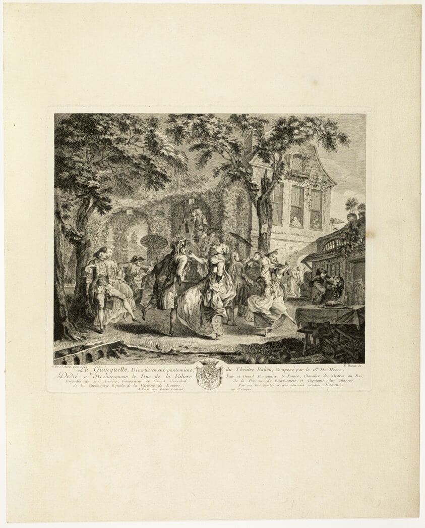La Guinguette, Divertissment pantomine, du Theatre Italien (The Dance Hall, a Diverting pantomine, from Italian Theatre)