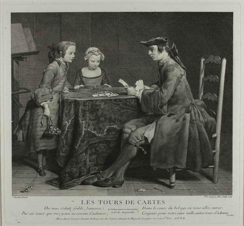 Les tours de cartes (The card trick)