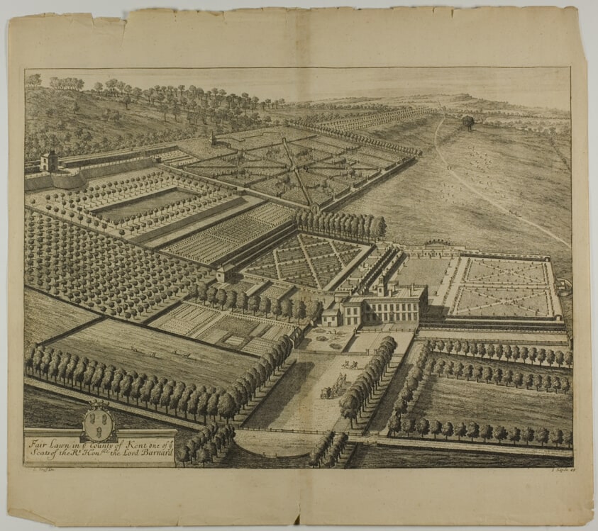 Fair Lawn in the County of Kent, plate 49 from Britannia Illustrata