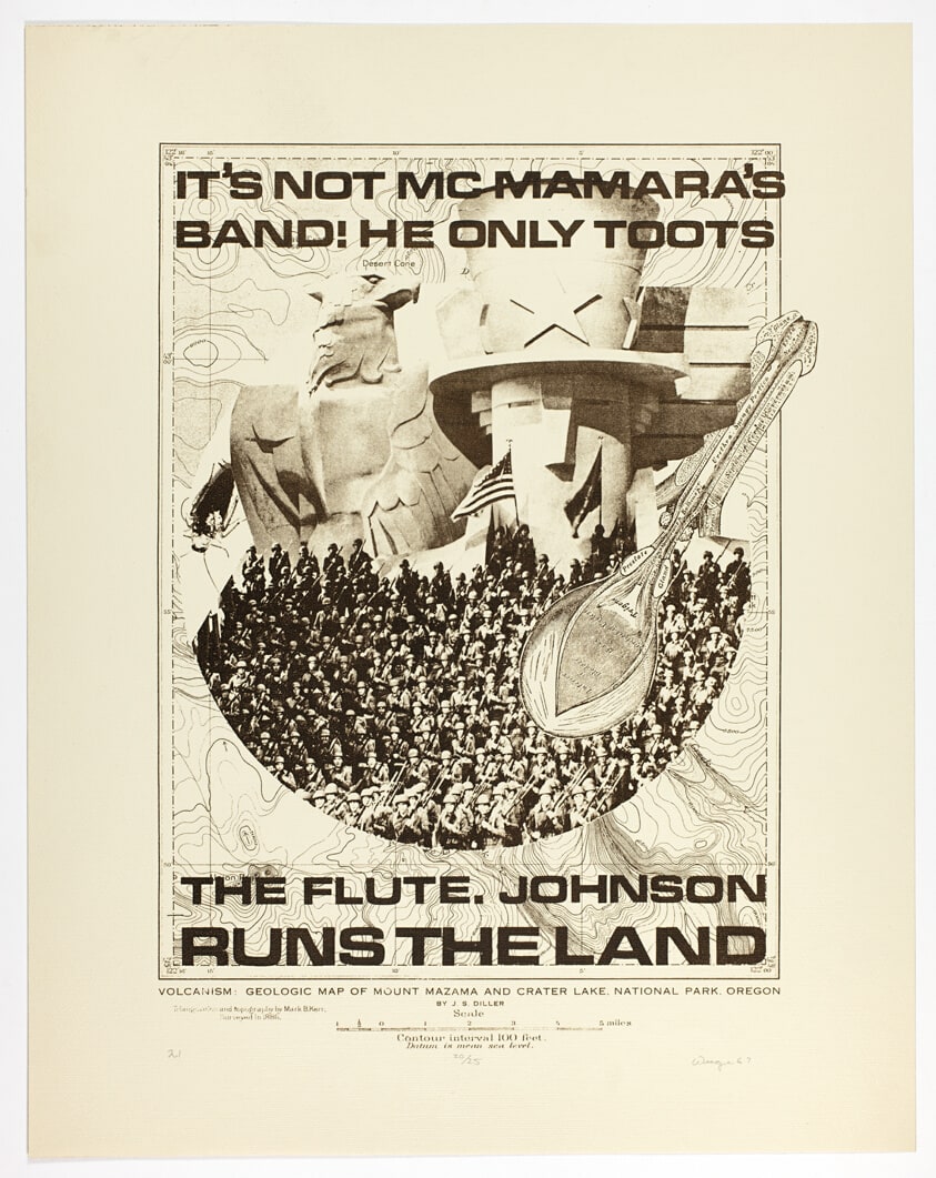 Johnson Runs the Land, plate 21 from Peace is Patriotic
