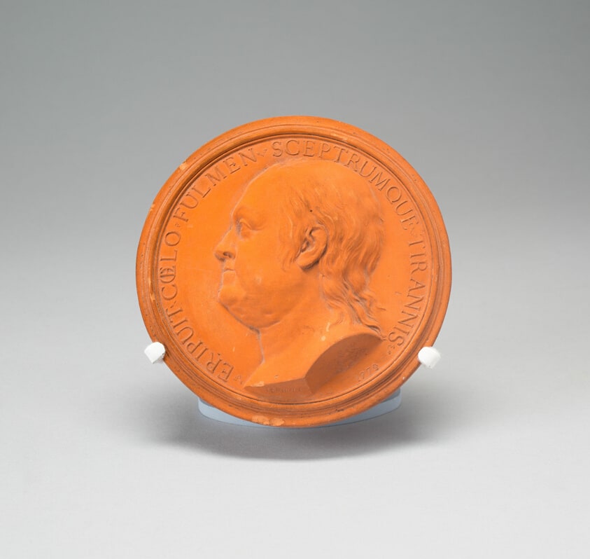 Medallion with Benjamin Franklin