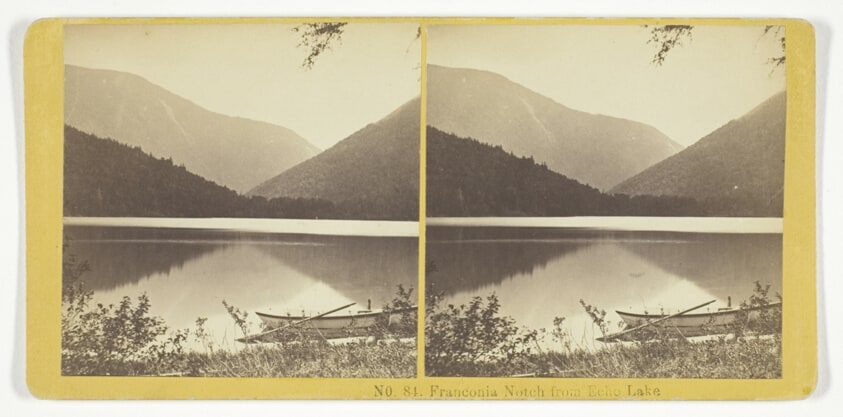Franconia Notch from Echo Lake