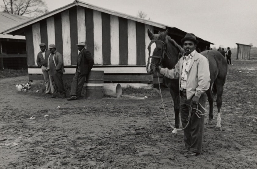 Groom with Horse, Mamou Downs, Mamou, Louisiana, from the series "Racing Days"