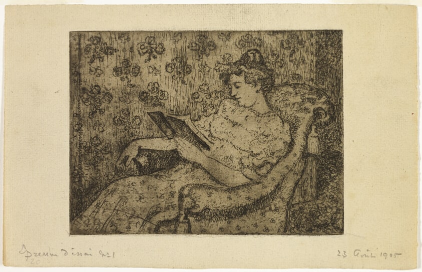 Seated Woman Reading