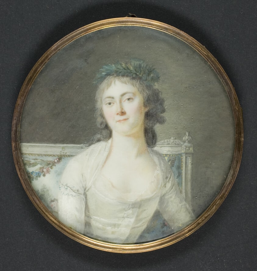 Portrait of Mlle de Saint-Ange