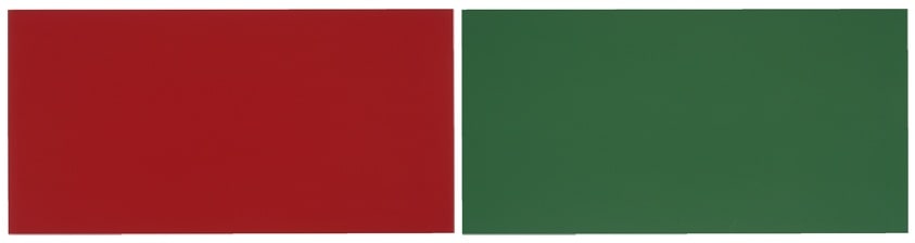 Pendant Pair Painting (red/green)